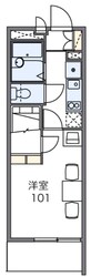 レオパレスオークヒルズＢの物件間取画像